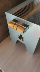 Churrasqueira Galvanizada Compacta Portátil FORGE GRILL Prateada (50% OFF)